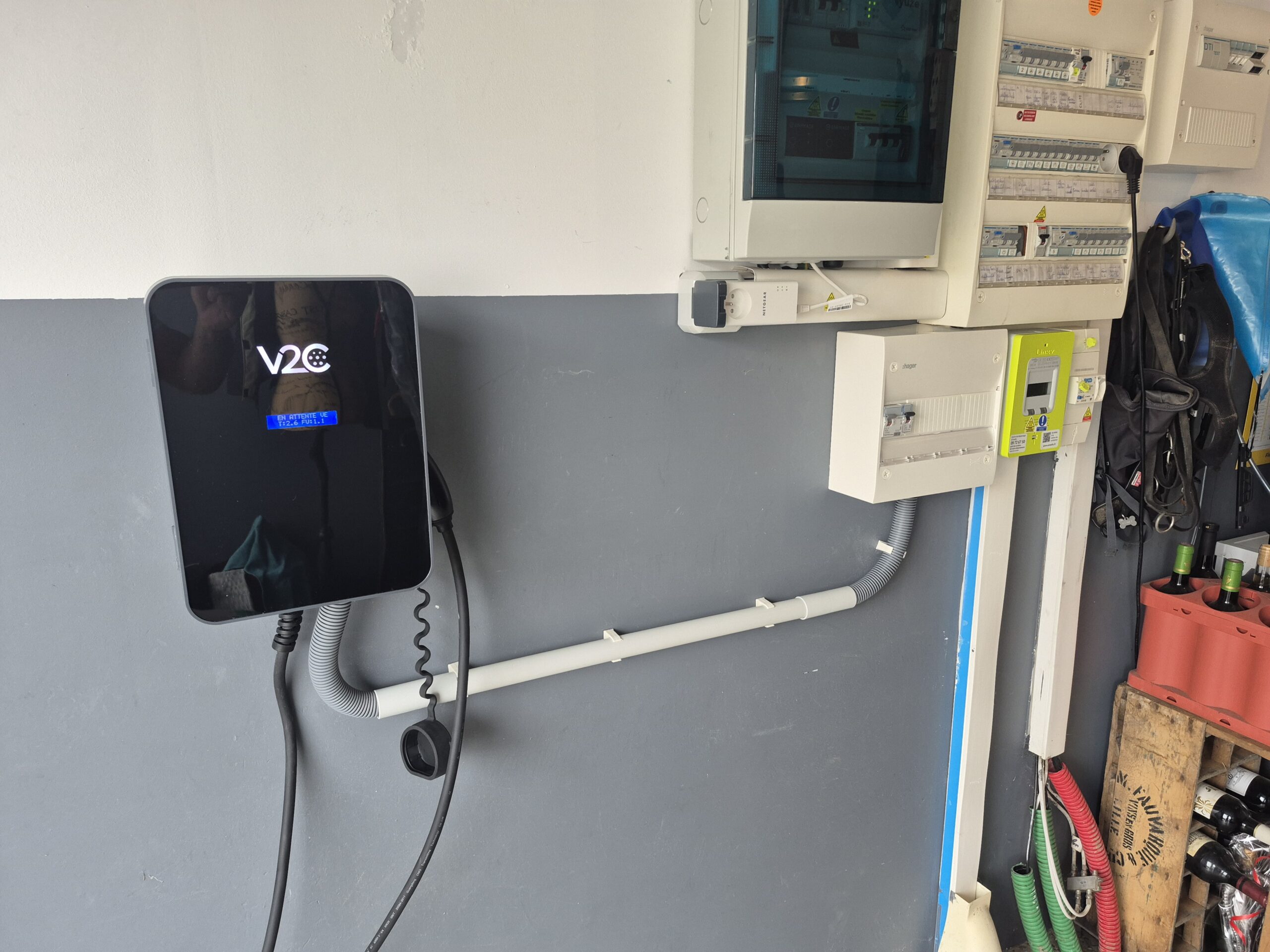 Installation électrique pour borne de recharge à Flers-en-Escrebieux